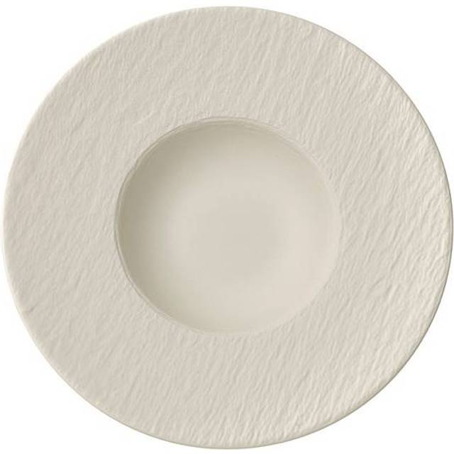 Manufacture Rock Blanc Pasta Plate 28 cm