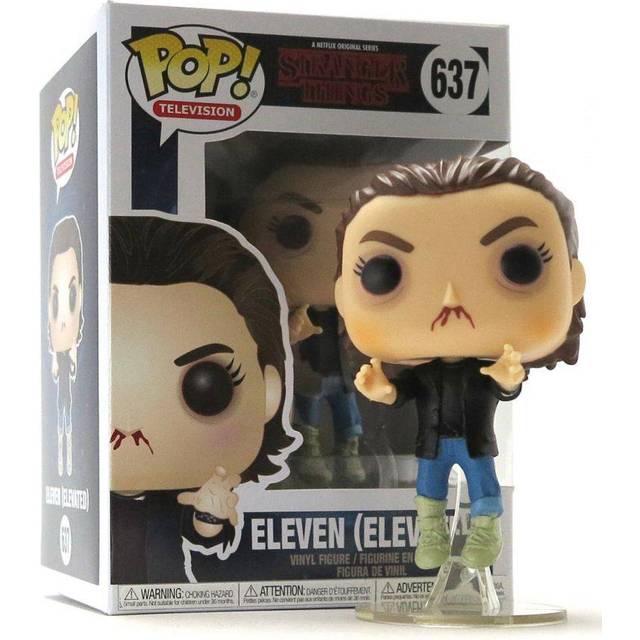 Figurine Funko Pop Stranger Things Eleven Elevated - Noir - 9 cm