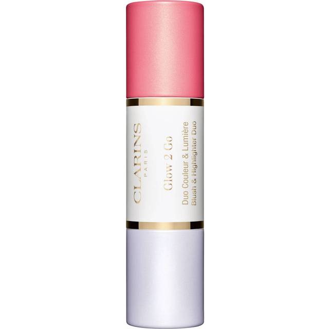 Clarins Glow 2 Go Blush & Highlighter Duo Glowy Pink #01 2 x 4.5g