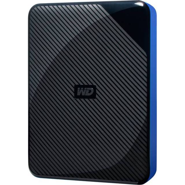 WD Gaming Drive WDBM1M0040BBK - Hårddisk - 4 TB - extern (portabel) - USB 3.0 - svart överdel och blå nederdel