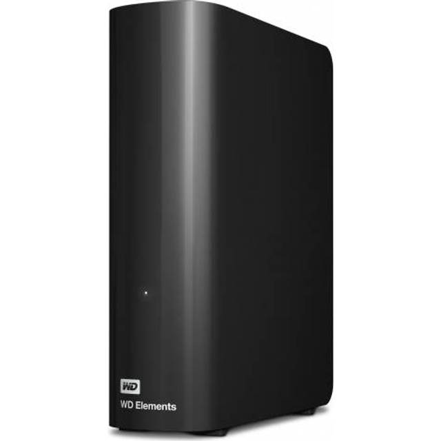 Western Digital WD Elements Desktop WDBWLG0080HBK-EESN Extern Hårddisk, Svart, 8 TB
