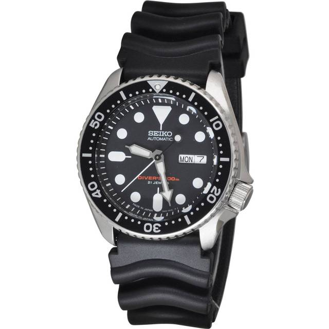 Seiko Automatic Diver&#39;s Black Dial SKX007K1-var-LS16 200M Men&#39;s Watch