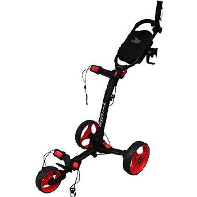 Axglo TriLite 3-Wheel Push Golf Trolley - Grey