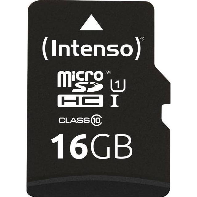 Intenso® 16GB Micro SD UHS-I Pro Minneskort inkl. Adapter