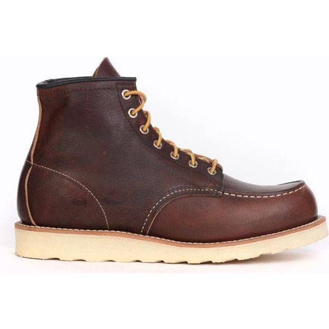 Men's Red Wing 6 Inch Moc Toe Mens Boot - Brown - Size: 10
