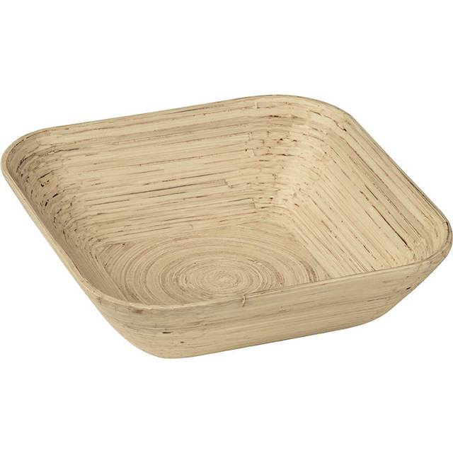 Kyoto Spun Bamboo Salad Bowl, Natural