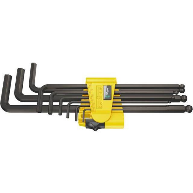 Wera 05022171001 950 PKL/9 L-Keys for Hex Socket Screws, 9-Piece S...