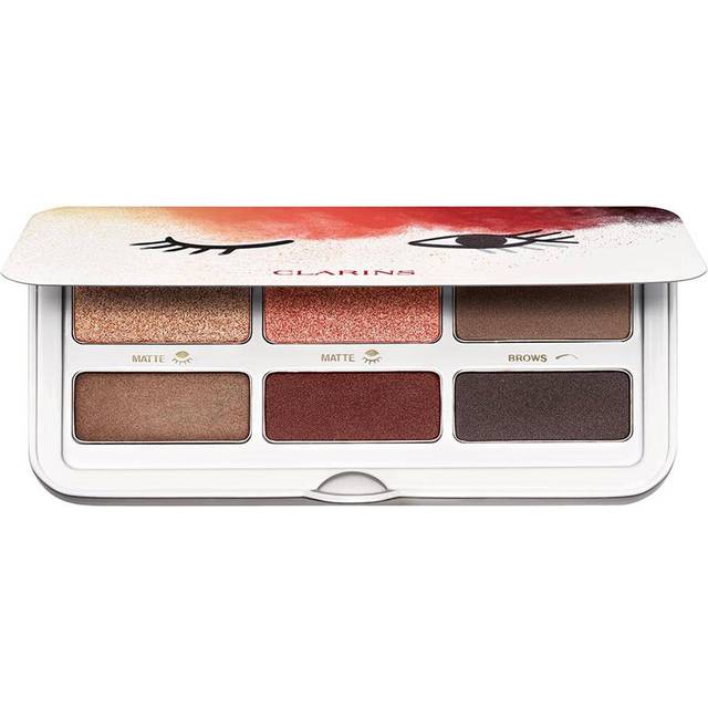 Clarins Ready In A Flash Eyes Brows Palette 2x product & (4x Eyeshadow, Brow) 7.6g/0.2oz