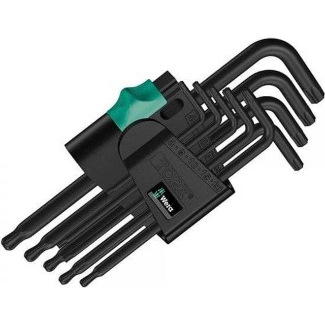 Wera 05024450001 967 TX XL TORX® HF BlackLaser Long L-Key Set TX 8...