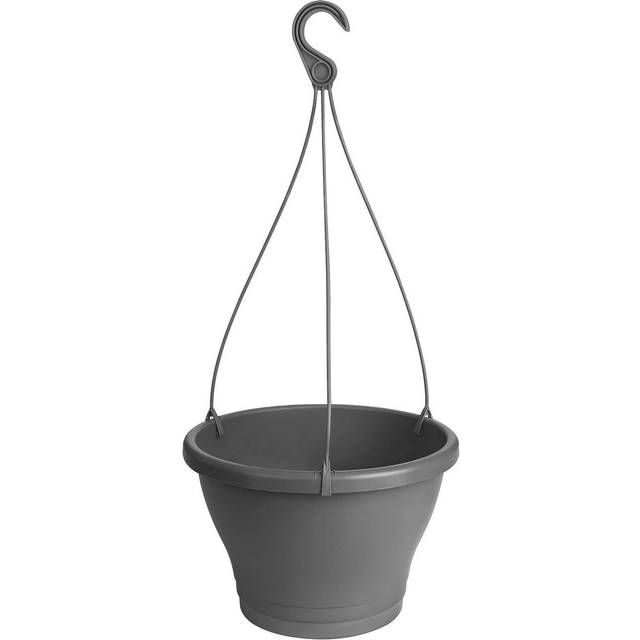 Elho corsica hanging basket 30cm planter - taupe