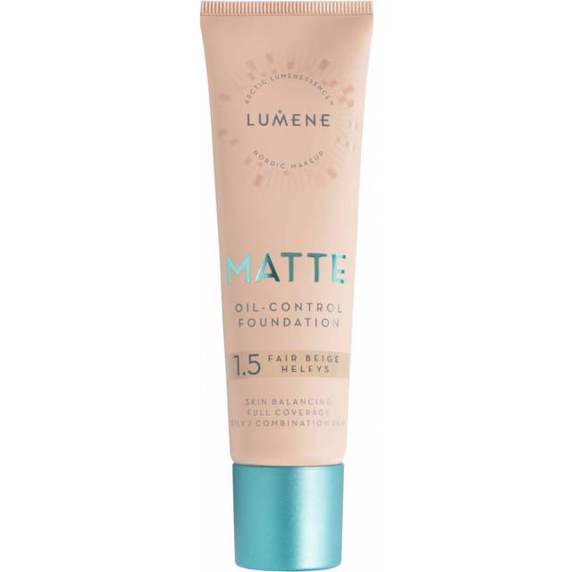 Lumene Matte Oil-Control Mattifierande foundation SPF 20 Skugga 1,5 Fair Beige / Fair 30 ml