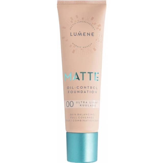 Lumene Matte Oil-Control Mattifierande foundation SPF 20 Skugga 00 Ultra Light 30 ml