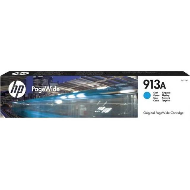 HP 913A cyan bläckpatron 50ml - F6T77AE - kompatibel