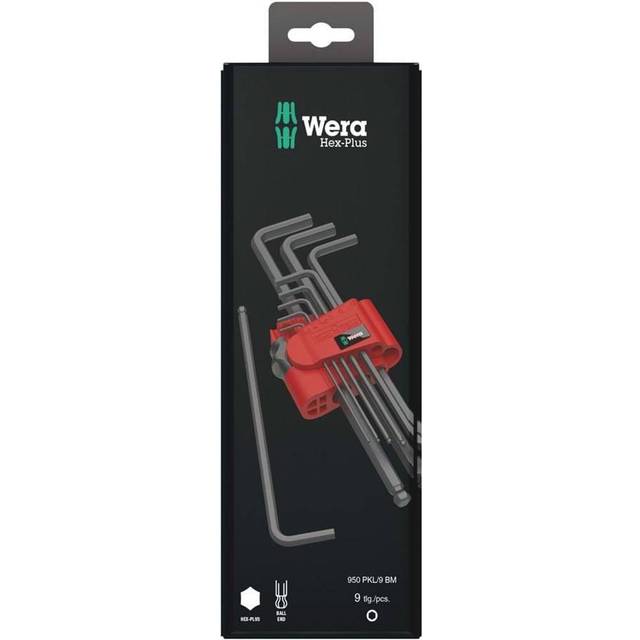 Wera 950/9 Hex-Plus 6 Sb L-Key Set Blacklaser