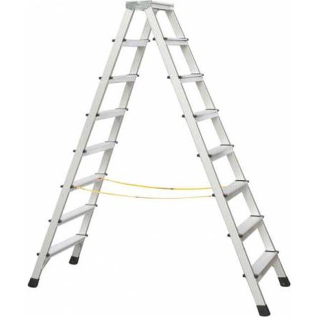 41268 Anodised Double-Sided Steps, Open 1.91m 2 x 8 Rungs ZAR41268 - Zarges