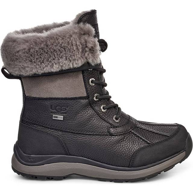 Ugg Ugg Adirondack III Waterproof Suede Sheepskin Women's Winter Boots - Black Black - UK 5
