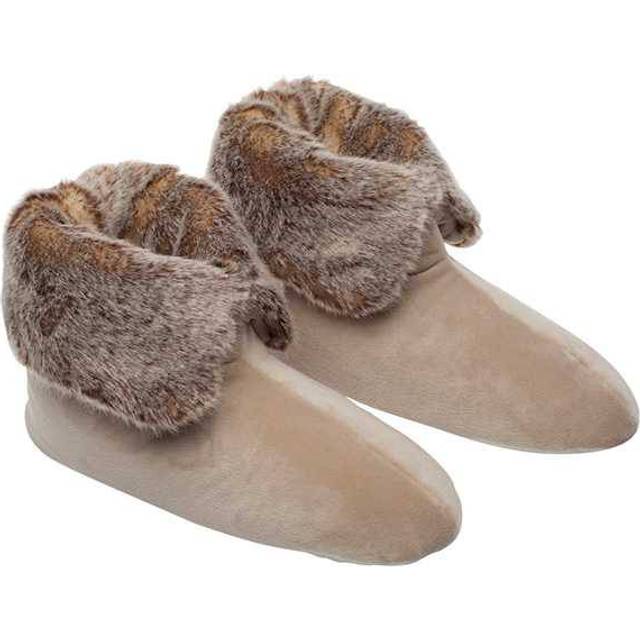 Aspen tofflor mink - Brun (L/XL (41-45))
