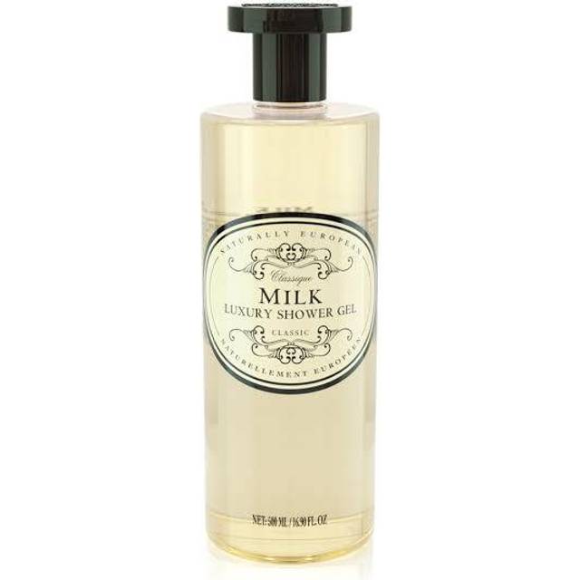 Naturally European Luxury Shower Gel Milk 500ml