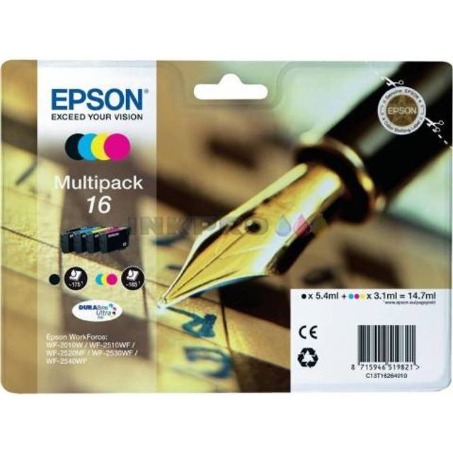 Epson Pen and Crossword 16 Multipack 4 Colour DURABrite Ultra Ink