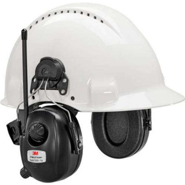 3M Peltor HRXS220P3E WorkTunes Pro Protective Ear Caps Headset 31 ...