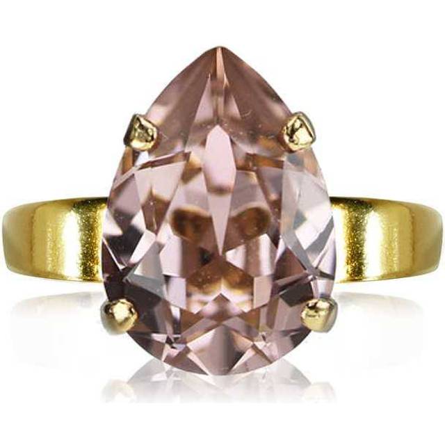 Mini Drop Ring Gold Vintage Rose - Stjärnurmakarna