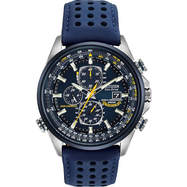 Citizen Blue Angels World Chrono A-t Watch, 43mm