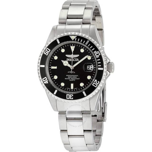 Invicta Pro Diver 200M Quartz Black Dial 8932 Men's Watch black