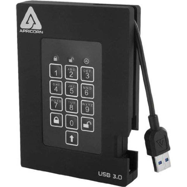 Apricorn Aegis Fortress SSD USB 3.0 512GB Black A25-3PL256-S512F