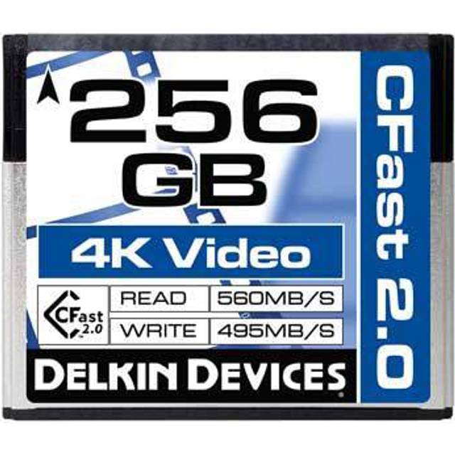 Delkin 256GB (560MB/Sec) Cinema CFast 2.0 Card
