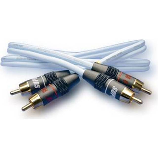Supra Dual-RCA ljudkabel, 1 meter