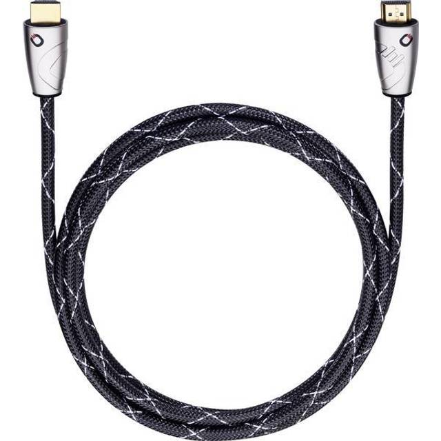 Easy Connect HS 150 - High Speed Ethernet HDMI Cable - 4k Ultra HD 50/60Hz, 2160p, HDR, 3D, 18Gbit/s - OFC - 2.5 m Black