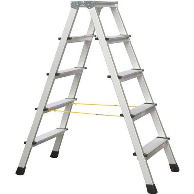 Zarges Anodised Double Sided Step Ladder 5