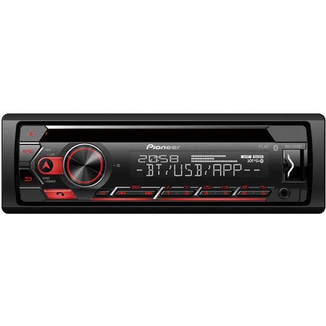 Pioneer DEH-S420BT | 1DIN bilradio | CD-mottagare med RDS | Bluetooth | MP3 | USB och AUX-ingång | Handsfree-inställning | Smart Sync-app | 13-bands equalizer | iPodkontroll