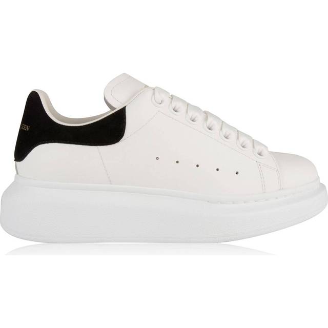 スニーカー Alexander Mcqueen Ivory Leather Sneakers With Black Leather $670 Alexander McQueen Men's Black/Ivory Leather Sneaker 44