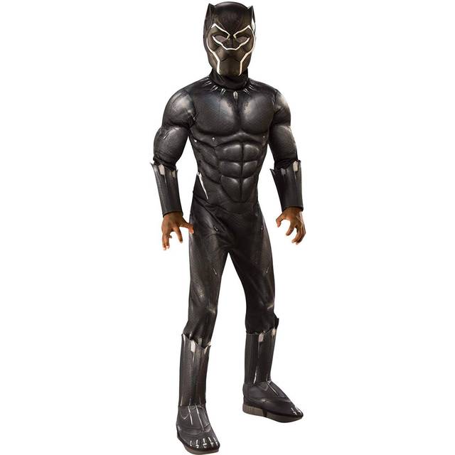 Deluxe Black Panther Costume S2 - Marvel - 3-4yrs