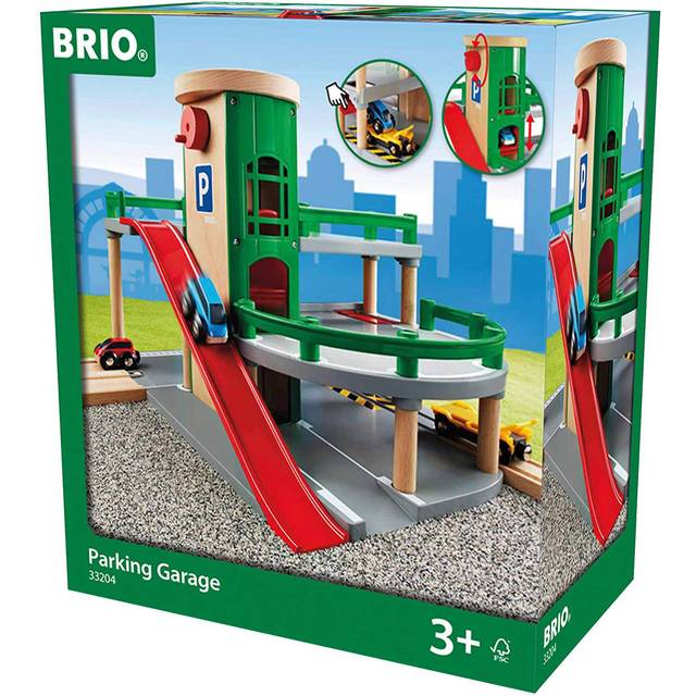 Parking Garage Set, Brio Träjärnväg