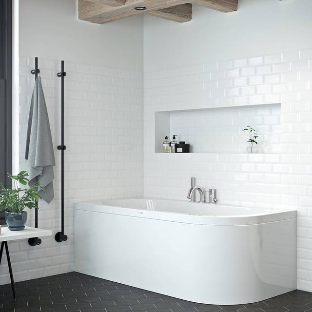 Nordhem Badkar Torekov (Höger/800x1700/Standardakryl)