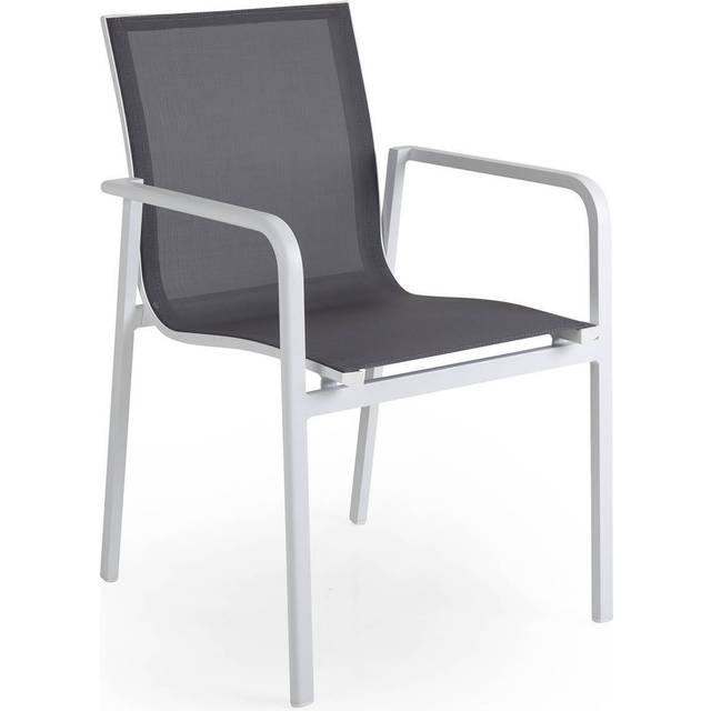 Renoso karmstol vit/grå