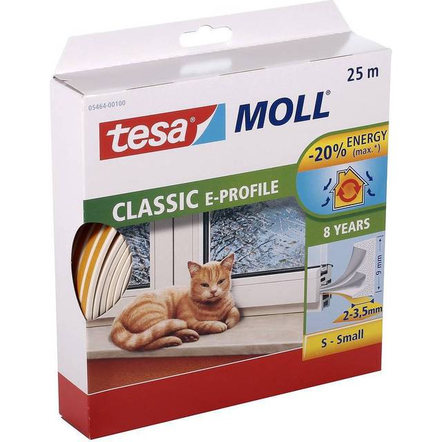 Tätlist E-List, 25m, Vit, Tesa