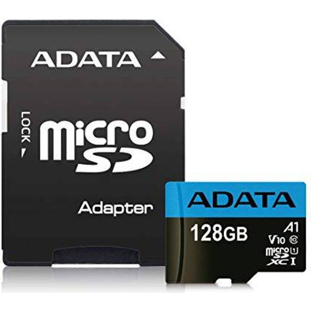SD MicroSD-kort 128 GB ADATA SDXC (UHS-I klass 10) m. A. retail