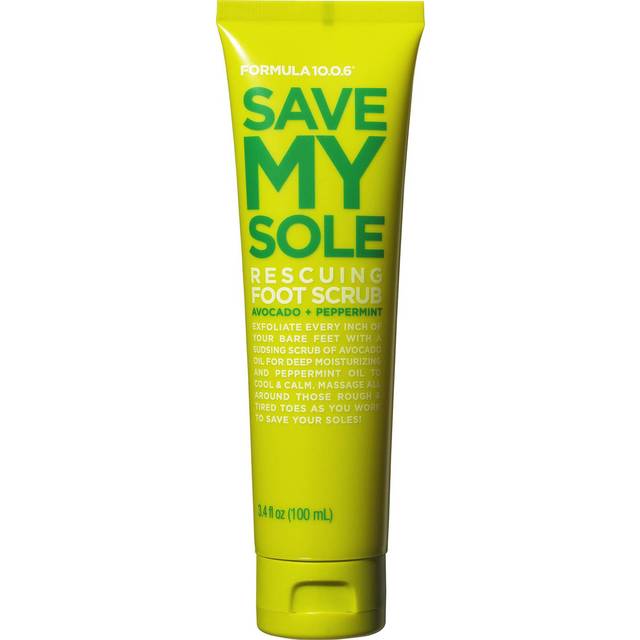 Formula 10.0.6 Save My Sole Rescuing Foot Scrub Avocado and Peppermint 3.4 fl oz