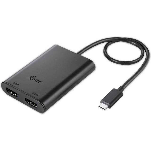 i-tec USB C till dubbel HDMI-videoadapter 4K Ultra HD