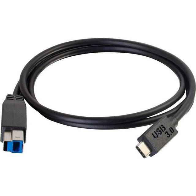 C2G 3m USB 3.1 Gen 1 USB C to USB B Cable M/M – Black