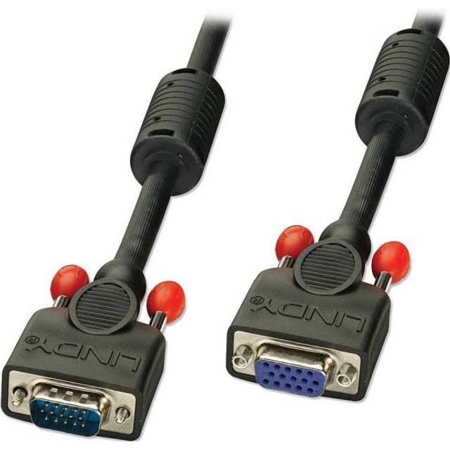 0.5m Premium SVGA Monitor Extension Cable, Black
