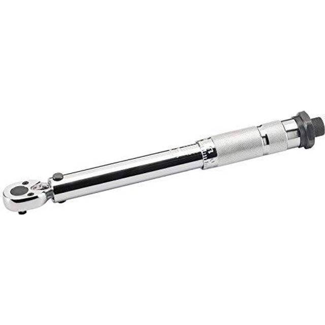 Draper 78639 1/4" square drive torque wrench 5-25nm click type micrometer + case