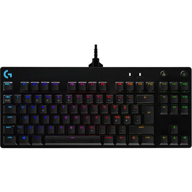 Logitech G Pro Mechanical Gaming GX Blue Clicky (Nordic) - Bedste gamer tastatur - Techii.dk