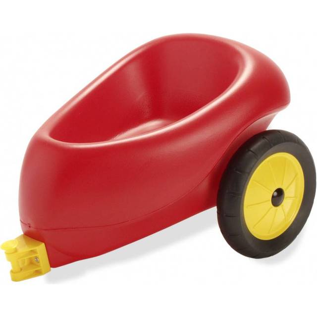 Dantoy - Classic Trailer - Leksaker - Black, Red, Yellow - L45 x W30 x H26 cm