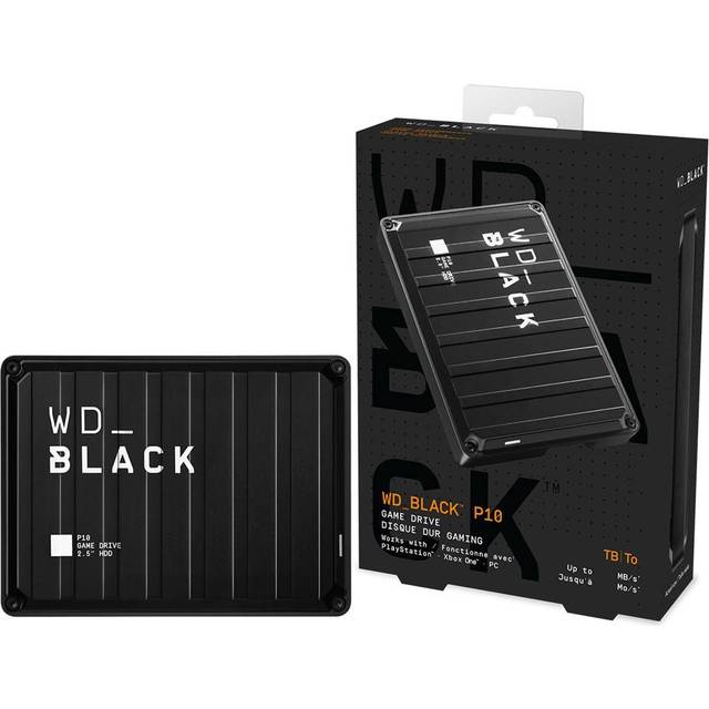 WD_BLACK P10 Game Drive WDBA3A0050BBK - Hårddisk - 5 TB - extern (bärbar) - USB 3.2 Gen 1 - sort