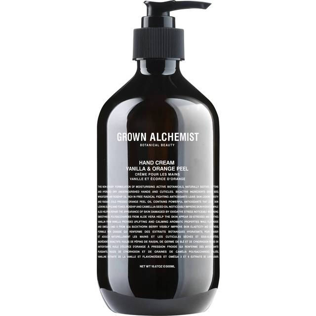 Grown Alchemist Hand Cream Vanilla and Orange Peel 500ml - Imperfect Container