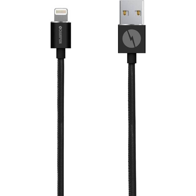 Champion USB-A till Lightning Kabel 2m Vit